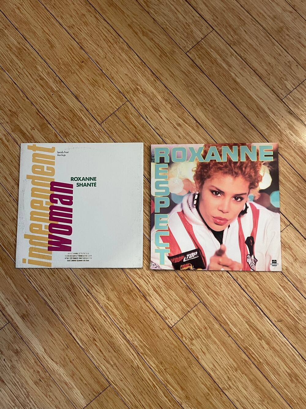 The Real Roxanne / Shante 12" Lot old school hip hop rap nyc